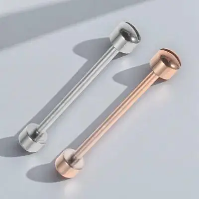 2Pcs Watch Strap Screw Tube Sturdy Long-Lasting Screw-in Repair Rods for Watch Band Clasp Connection Essential Tool for Jewelers