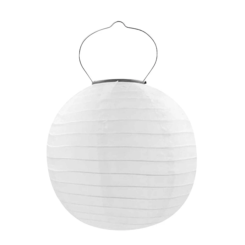 Lanterna de energia solar impermeável, luz de fadas, lâmpada ao ar livre para casamento, decoração de jardim, 12 ", 30cm