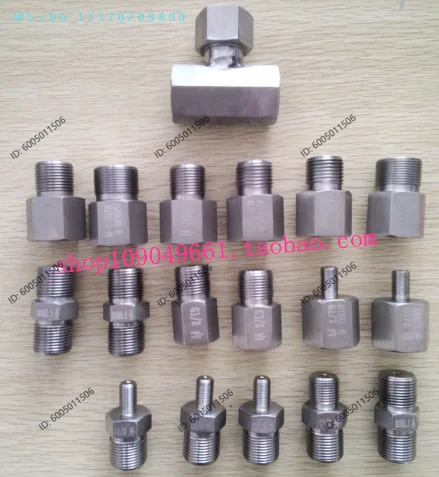 Specifications of pressure gauge adapter fittings calibration bench pressure pump tester sensor connection