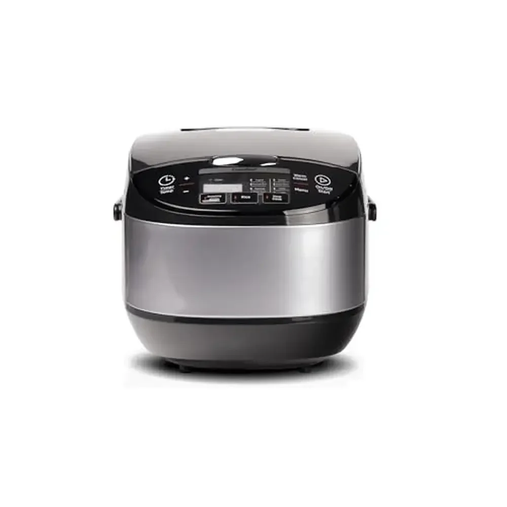 Grande fornello di riso Fuzzy Logic 11 preimpostazioni 10 tazze non cotte Auto Mantieni caldo timer 24 ore su 24 Pannello display a LED dal design premium Valvola a vapore