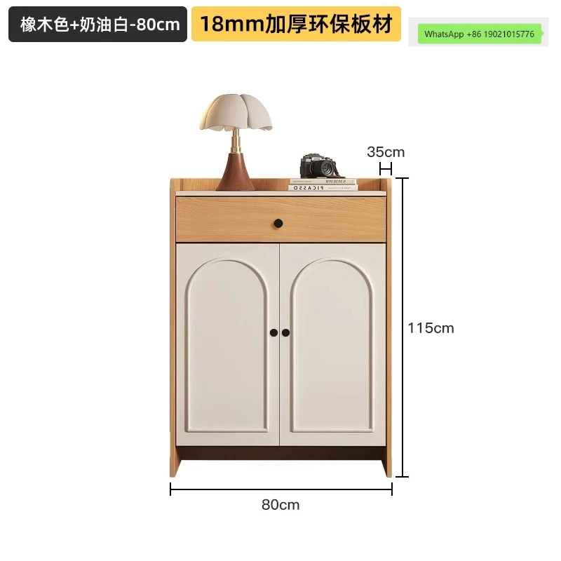 CL log wind dining side living room against the wall locker cream wind locker floor tea cabinet