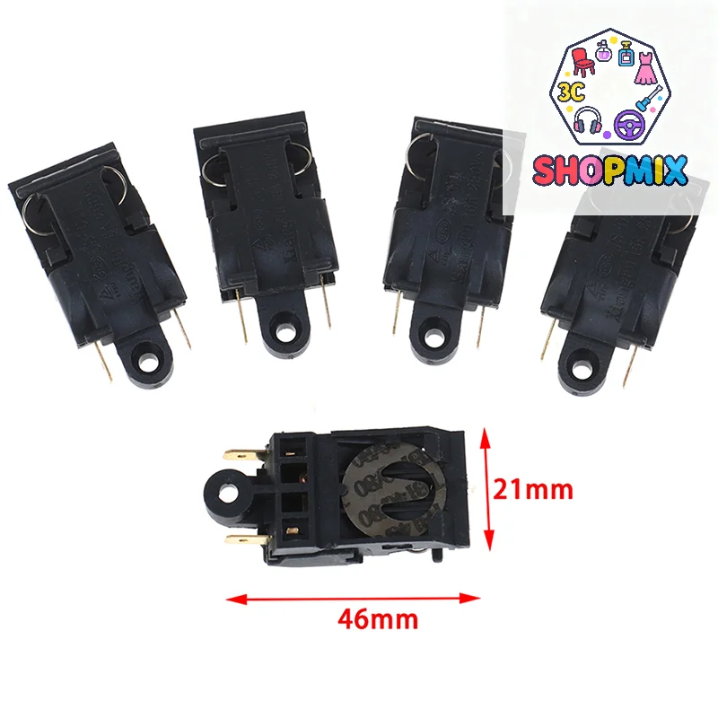 5pcs 16A Boiler Thermostat Switch Electric Kettle Steam Pressure Jump Switch
