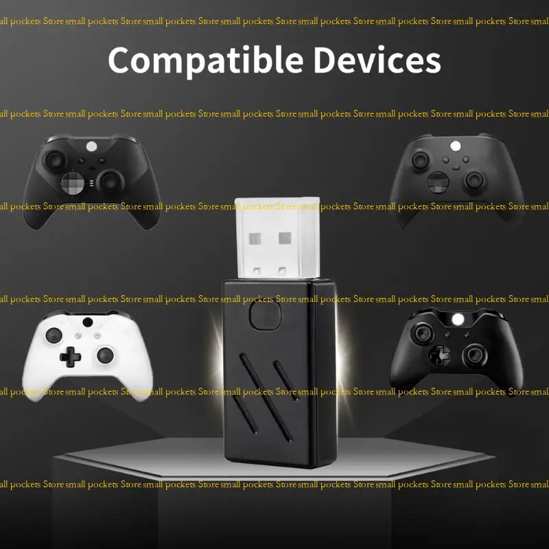 

Стабильный беспроводной адаптер R1WD для игровых контроллеров на ПК, обеспечивающий подключение без помех в соревновательных