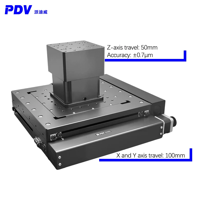SN1050 High-precision XYZ Electric Three-Dimensional Adjustable Platform with Closed-loop Control