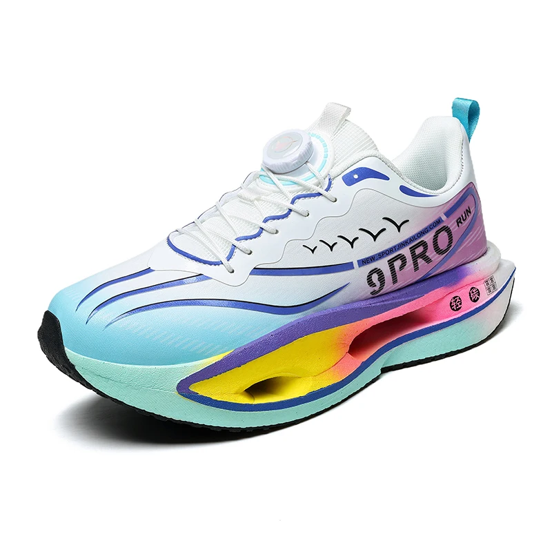 

New Running Shoes for Jogging and Marathon Sports, Mesh Fabric with True Carbon Plate, Men's and Women's Hiking Shoes 2025 Men's