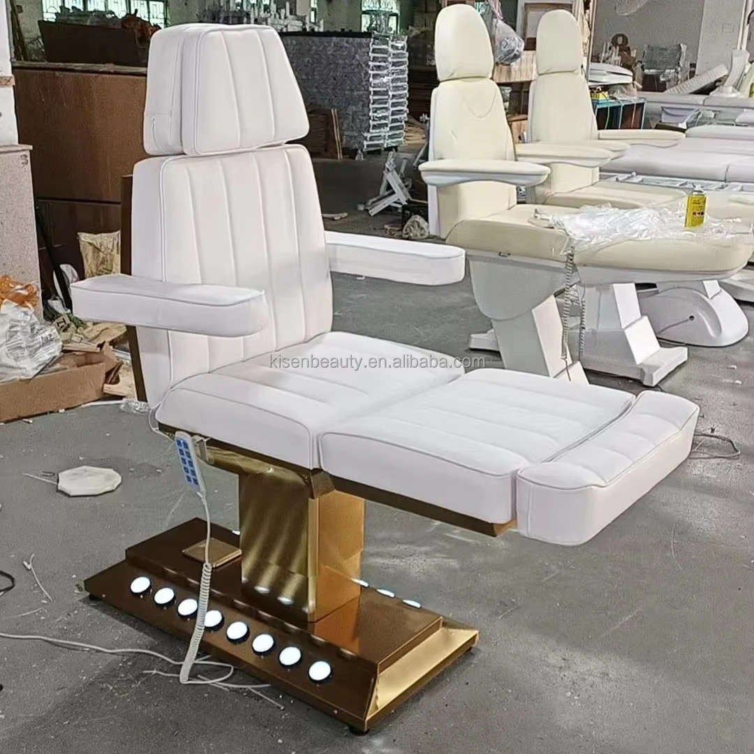 New Beauty Bed Fashion Design Modern Salon Massage Table High Quality Mattress Lash Chair 3/4 Motors with Foot Control