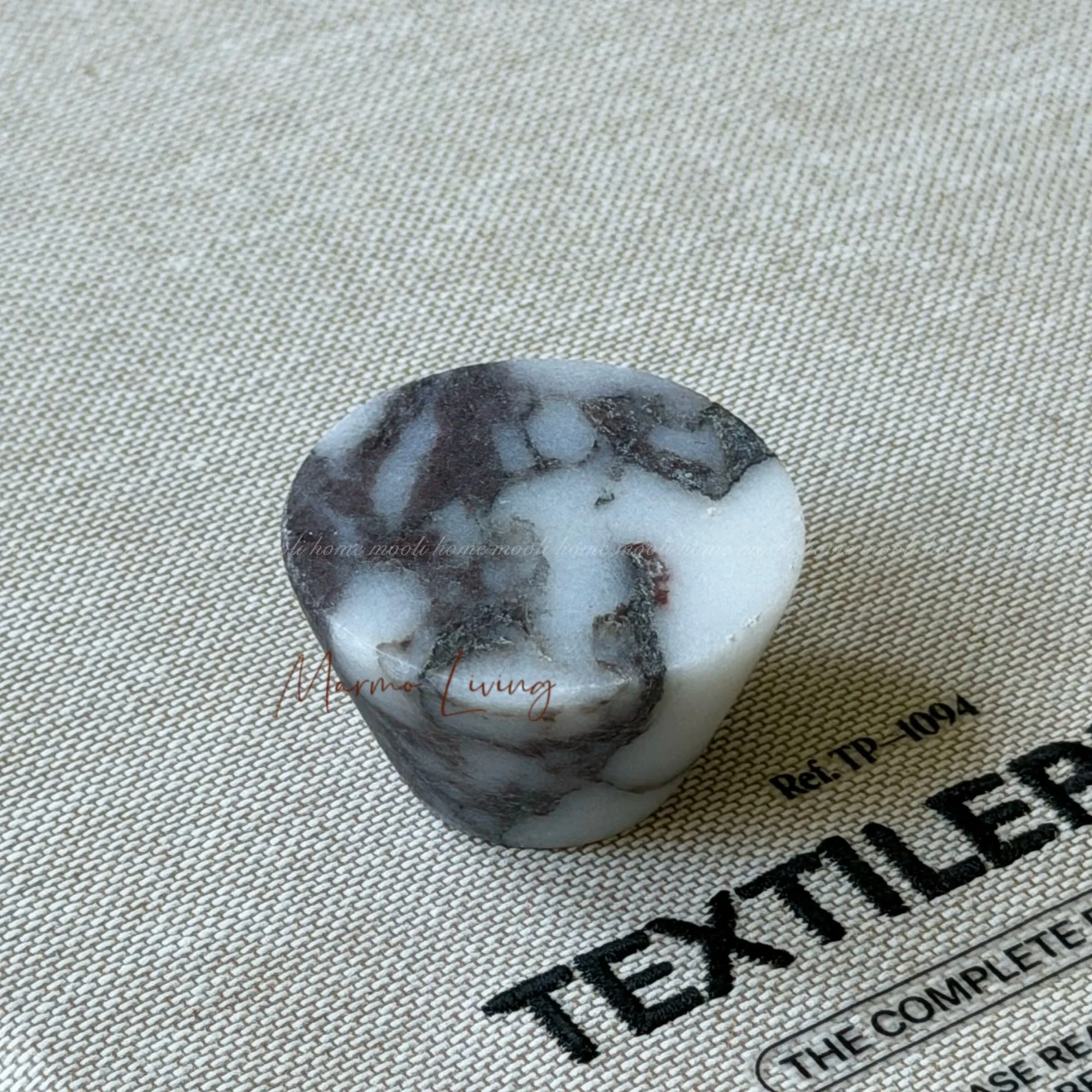 100% Natural Marble Calacatta Viola Door Handle Art Decor Stone Knob Drawer Pull for Wardrobe Cabinet Drawer Door