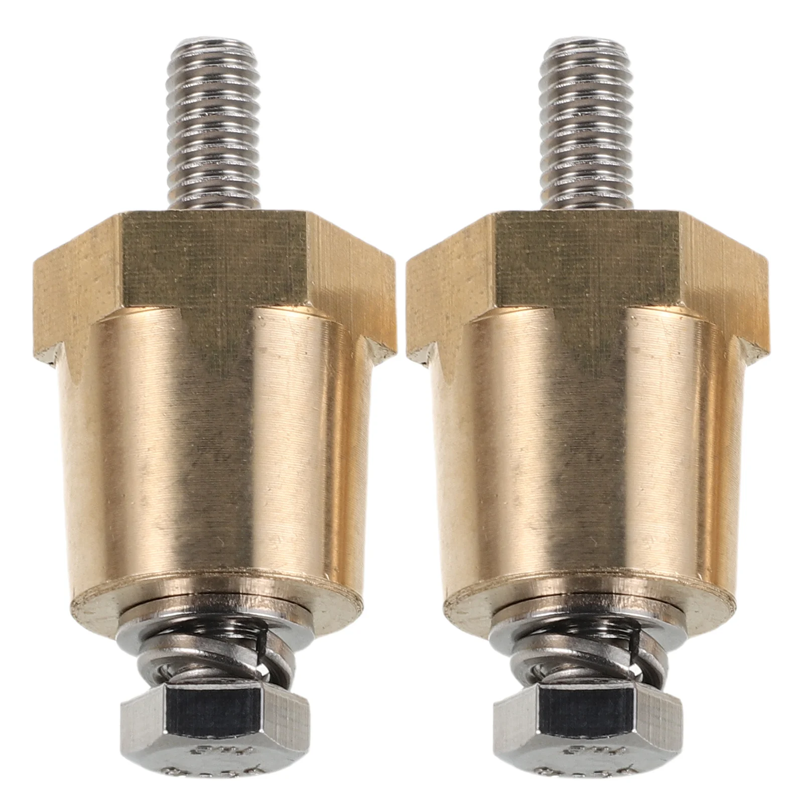

1Pair Car Terminal Connector - M6 Thread Brass Charging Posts for Automotive Truck - Corrosion Resistant Copper Alloy