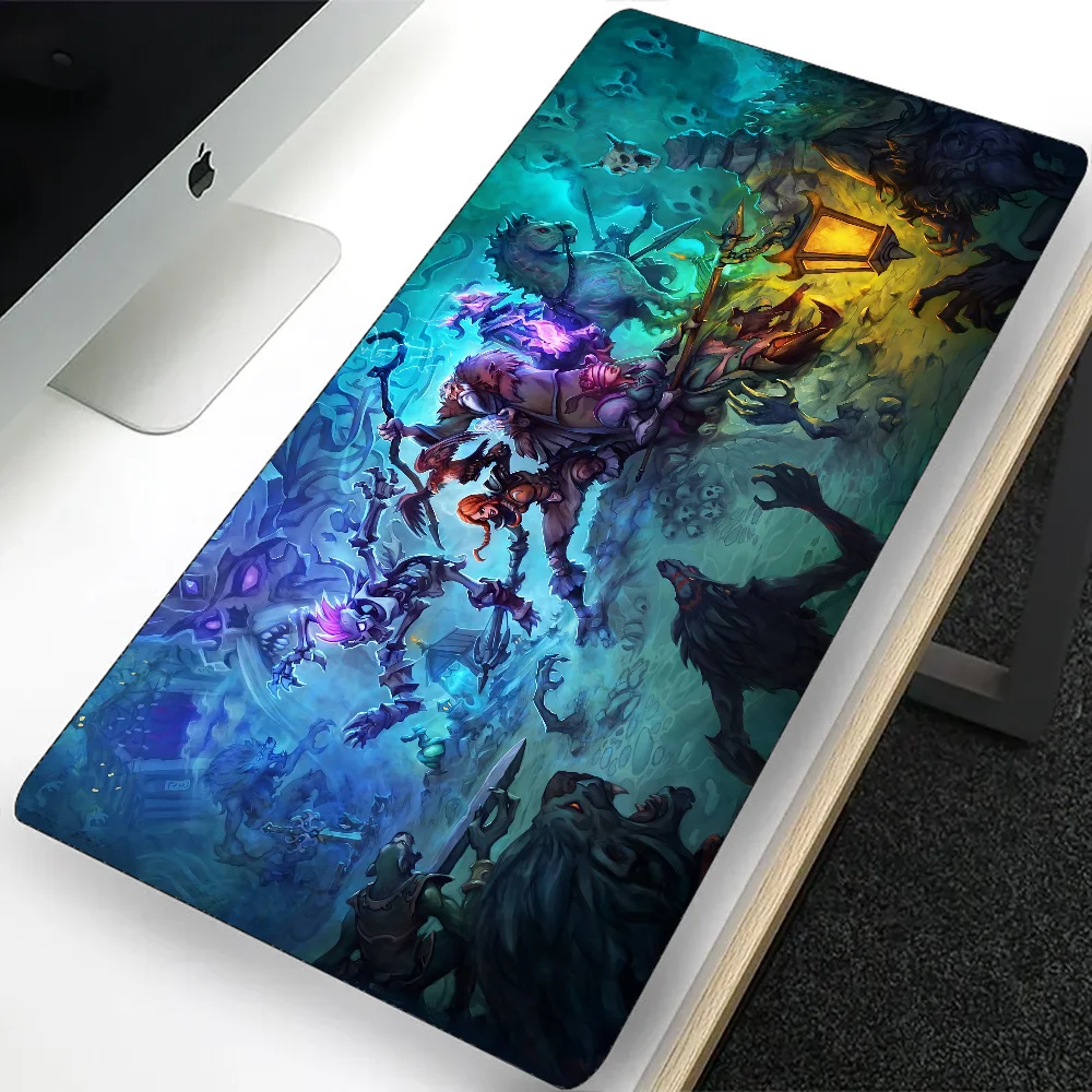 Tibia Large Gaming Mouse Pad Computer Mousepad PC Gamer Laptop Mouse Mat Office Mausepad Silicone Carpet Keyboard Mat Desk Pad