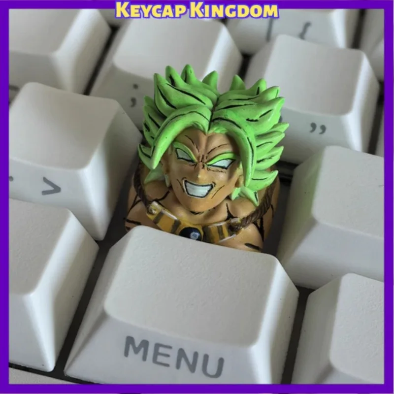 

Аниме-кейкапы с тематикой Брили, механические клавиатурные колпачки из смолы, 3D-печать, DIY-покрытие, для игровых ПК-клавиатур, мультяшные подарки