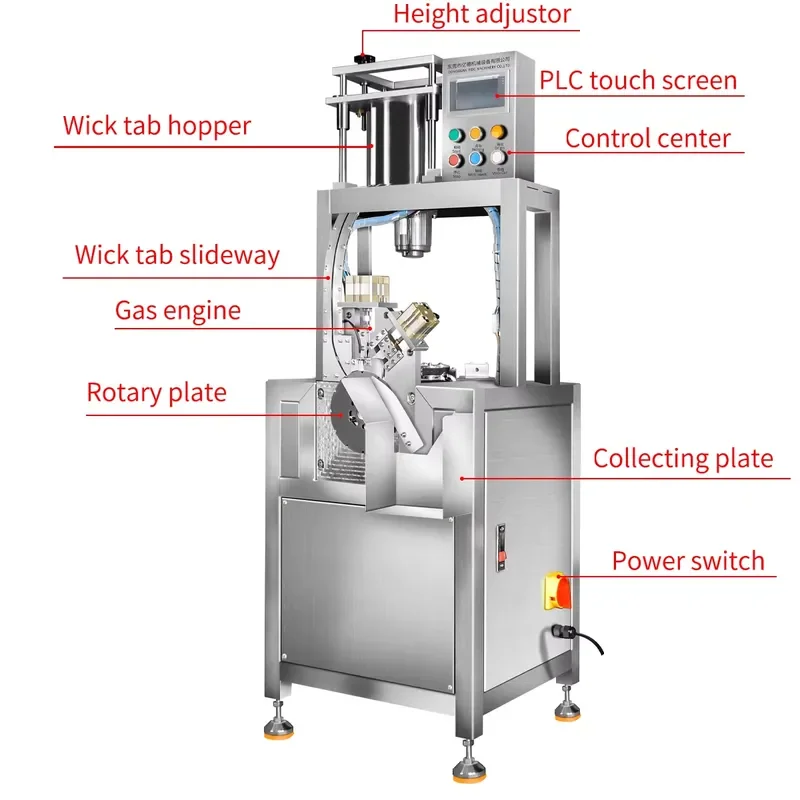 High Quality Pneumatic Stainless Steel Wick Cutting Machine