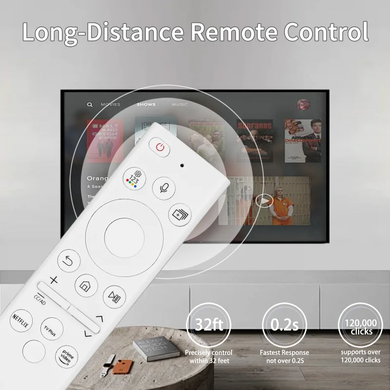 BN59-01391A لاستبدال جهاز التحكم عن بعد الصوتي الشمسي Samsung مع أزرار NETFLIX TV Plus primevideo، لتلفزيون إطار Samsung #5