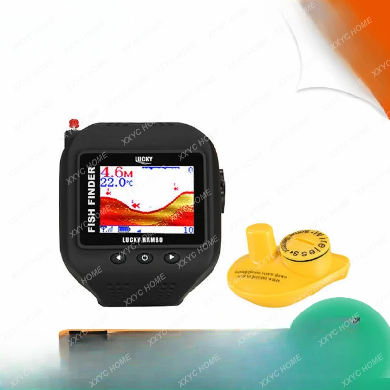 FF518 Smart Charging Watch Color Screen Sonar Fish Finder Wireless Detector