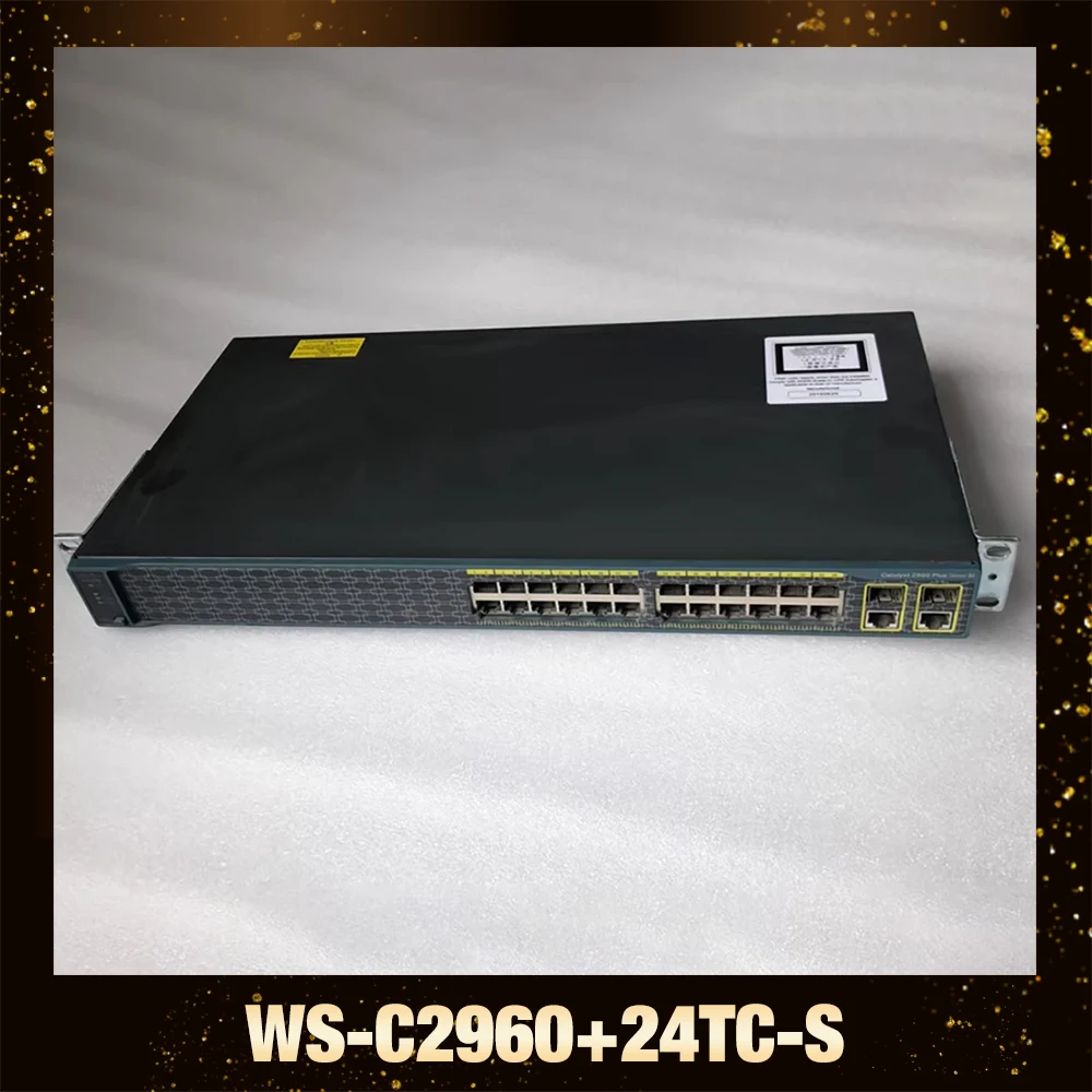 For CISCO WS-C2960+24TC-S 24 port 100Mbps 2 SFP 2 Gigabit Ethernet network switch