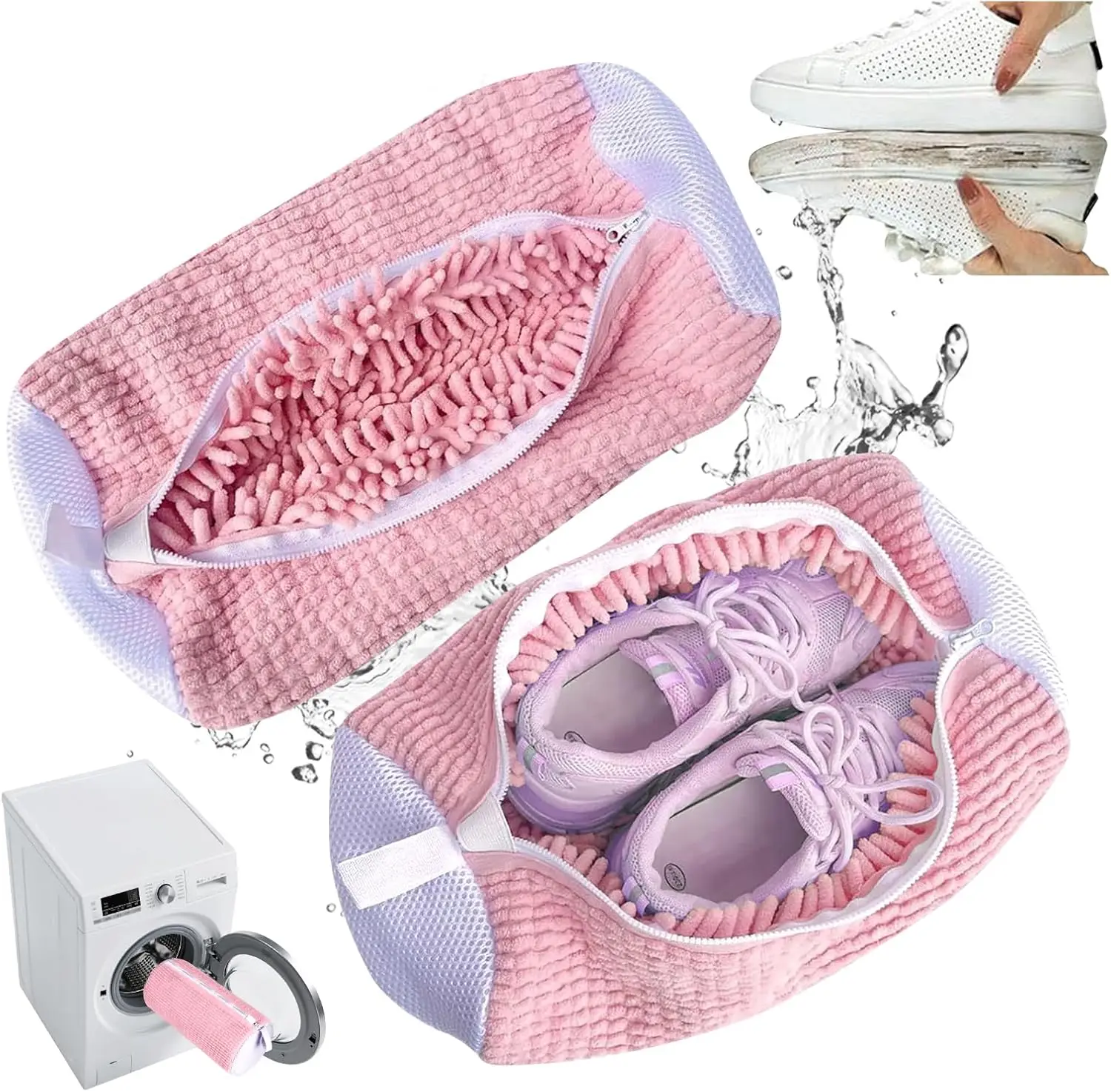 Lazy Shoe Waschbeutel Waschmaschine Reinigung Bequeme Pflege Anti-Verformung Sport Schuh Waschbeutel Tiefenreinigungsset