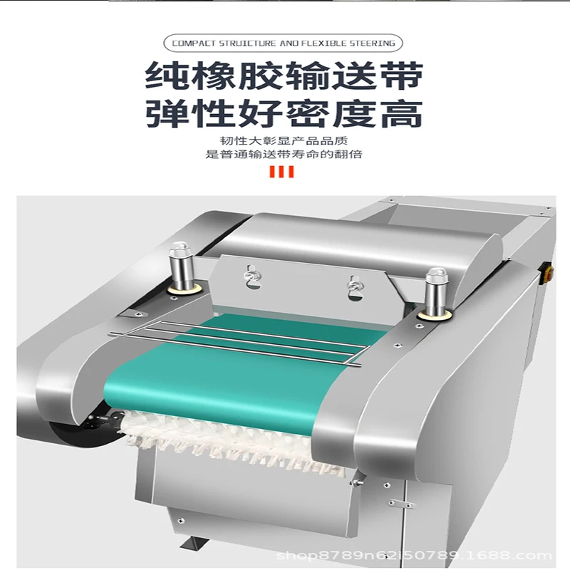 

Electric Vegetable Cutting Machine Stainless Steel Multi-Function French Fries Cutter Fruit And Vegetable Pushing Device