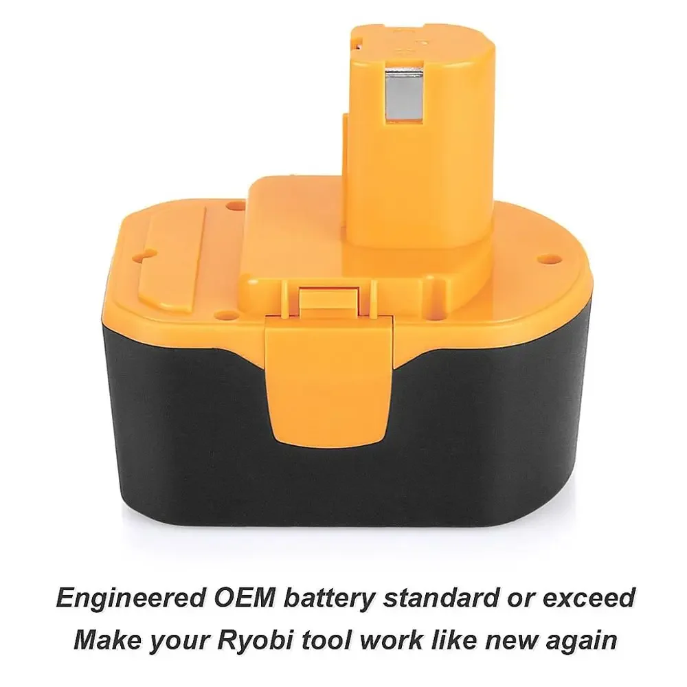 Replacement Battery Ryobi 14.4V 1500mah NICD NIMH Battery Compatible with Ryobi R10521 RY6201 RY6202 130224010