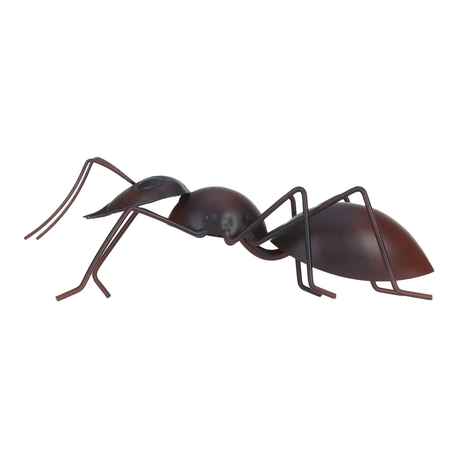 Rustic Iron Ant Statue Garden Ornament Animal Figurine for Yard Patio Home Decor Collectible Piece