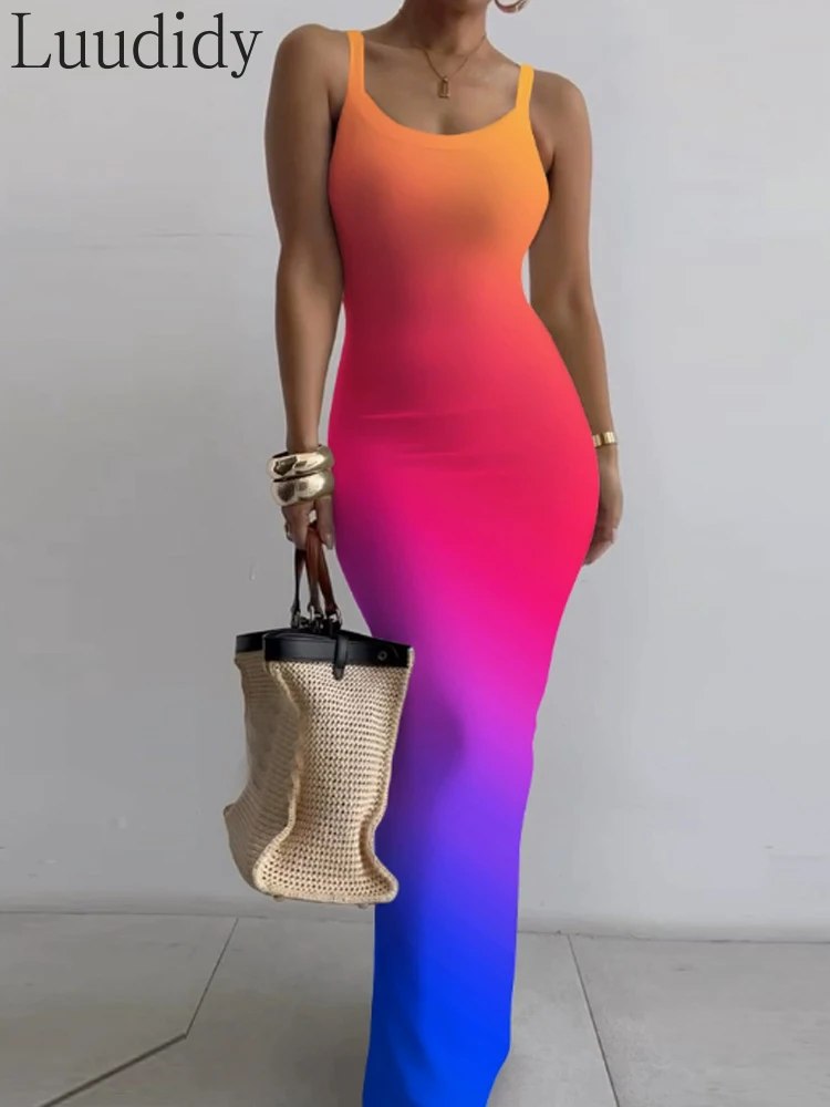 Vestido skinny feminino verão em camadas com babados