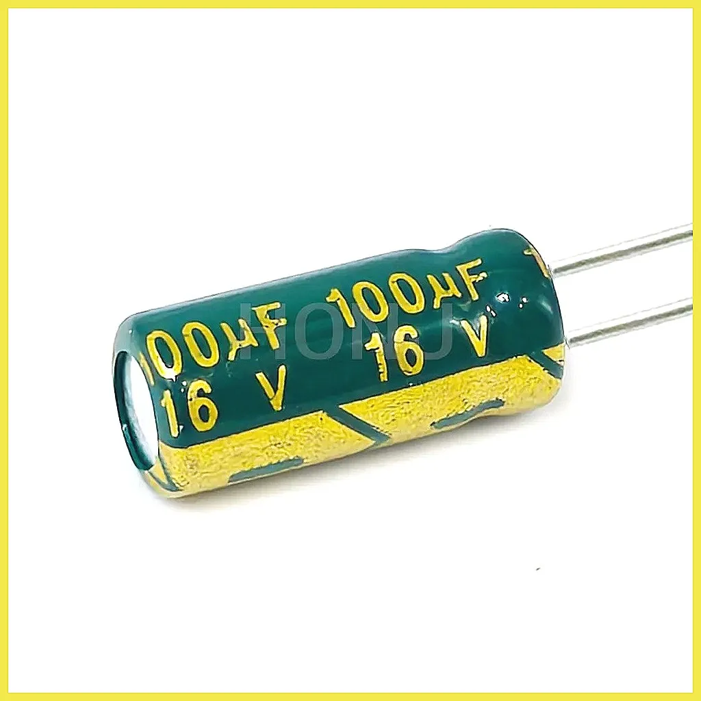 20PCS 16V 100uF Low ESR Aluminum Electrolytic Capacitors, 5x11mm High Frequency Low Impedance (60 chars)
