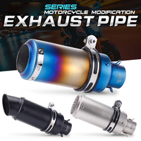 51mm Racing Motorcycle Exhaust Silencer Muffler GP-project Universal Sport Bike Muffler