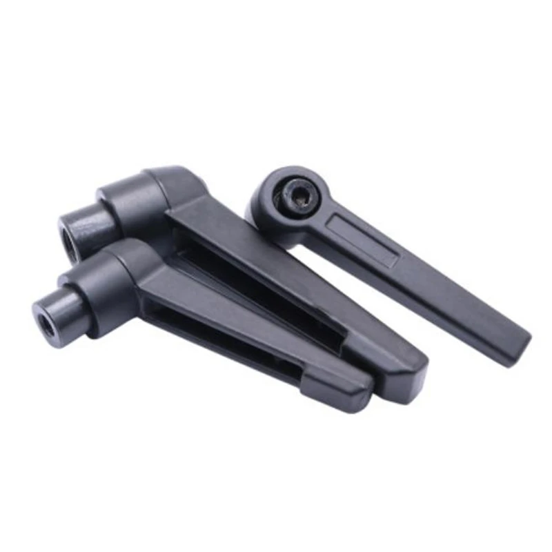 1pc M5 M6 M8 M10 M12 M16 Adjustable Handle Lever Clamping Handles Female Thread Metal Knob Nut Machinery Tools Position Nut