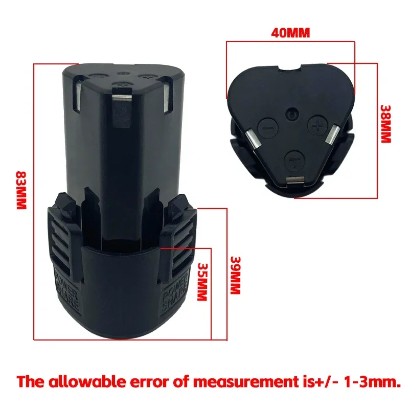 2024 100% Original 12V 9800mAh B-type universal rechargeable battery for electric tools, electric screwdriver electric drill