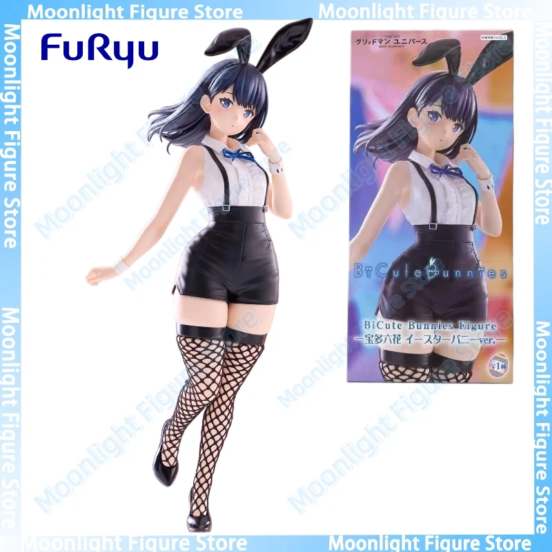 

In Stock FuRyu BiCute Bunnies Takarada Rikka Easter Bunny Girl Sexy Girl Anime Action Figure Toy Gift Model Collection