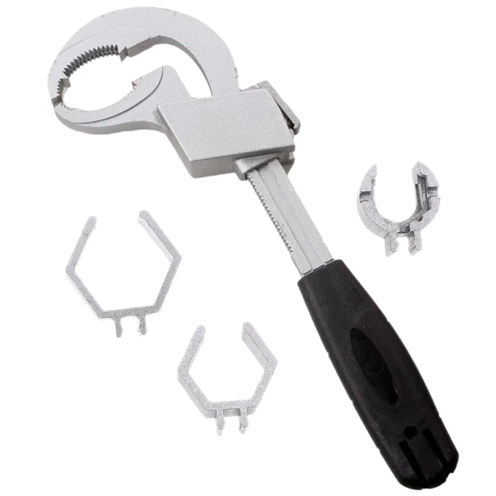 

Multifunctional Adjustable Wrench Premium Material Plumbing Installation Bathroom Kitchen Easy Use Strong Grip