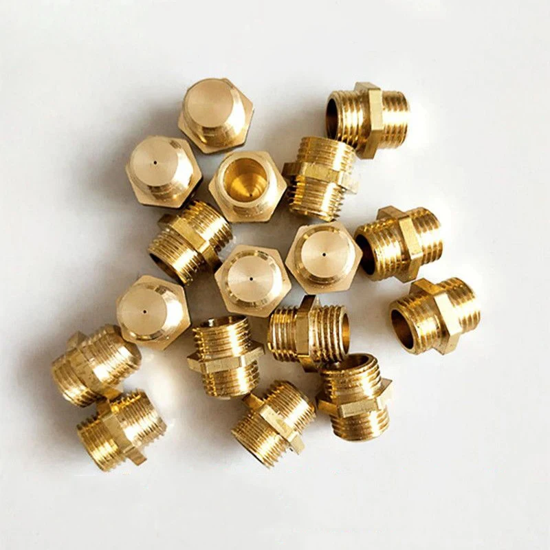 Direct Injection Jet Copper Stove Nozzle, Strong Fire Row Nozzle for Liquefied Gas, Natural Gas and Biogas Furnace Accessories