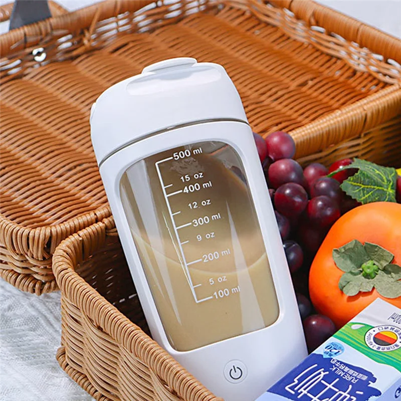 

ABCL Electric Protein Shaker Bottle Portable 1200Mah Rechargeable Blender Cup Automatic Self Stirring Mug Mixing Cups