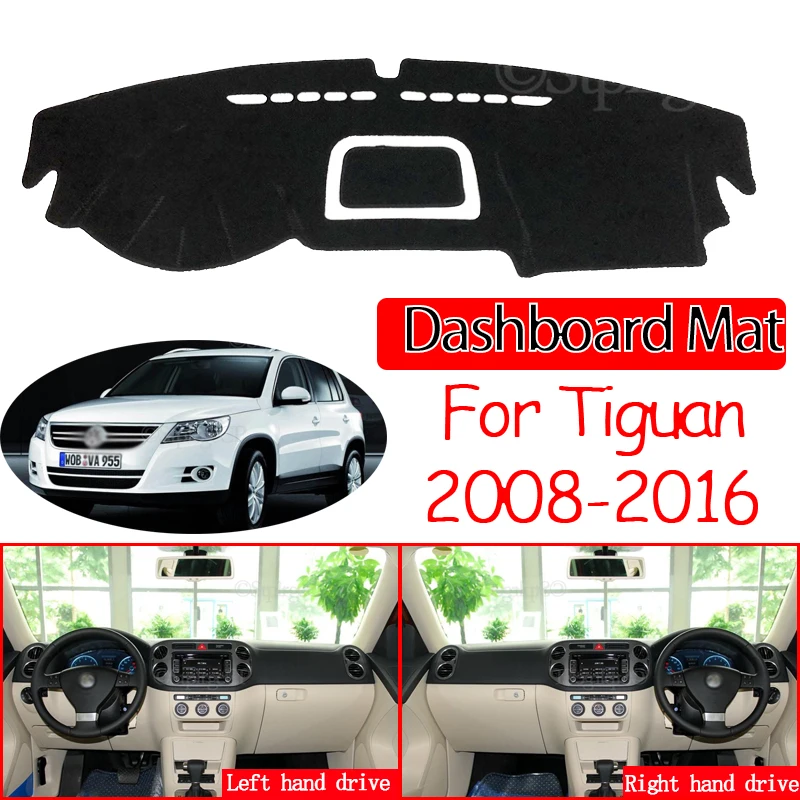 Anti-Slip Mat Dashboard Cover Pad Sunshade Dashmat Accessories 2009 2010 2013 2014 2015 for Volkswagen VW Tiguan MK1 2008~2016