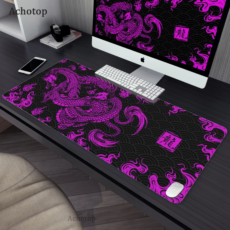 

Anime Computer Dragon Mouse Pad Laptop Keyboard Mouse Mat Large Mousepad Keyboards Gamers Decoracion XXL 900x400 Desk Mat