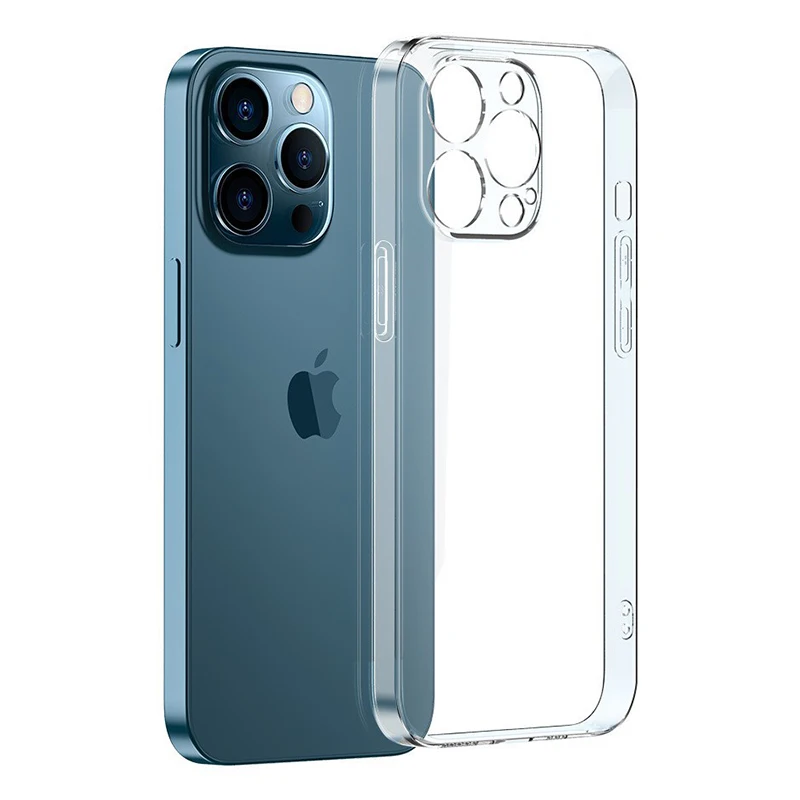 Transparent Phone Case For iPhone 11 12 13 14 15 Pro Max Case Silicone Soft Cover For iPhone  X XS Max XR 8 7 Plus Back Cover