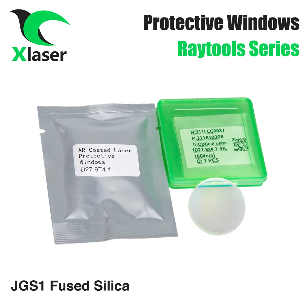 Raytools Original Protective Windows 27.9*4.1/24.9*1.5/37*7 Optical Lens For Raytools Fiber Laser Head BM109 BT240 BM114/115