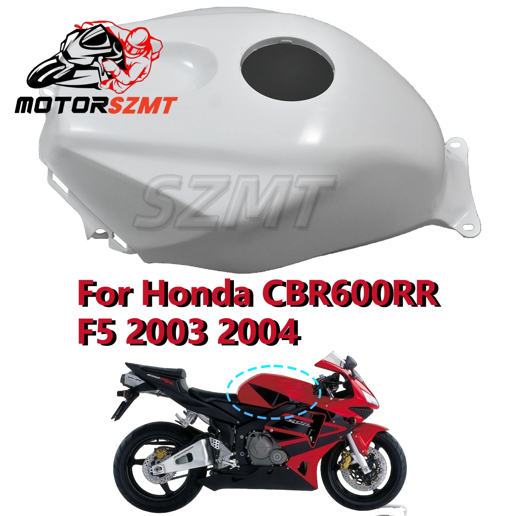 

For Honda CBR600R F5 2003-2004 Tank Fairing Kit Tank Cover Guard Protector Gas Cover Guard Protector ABS