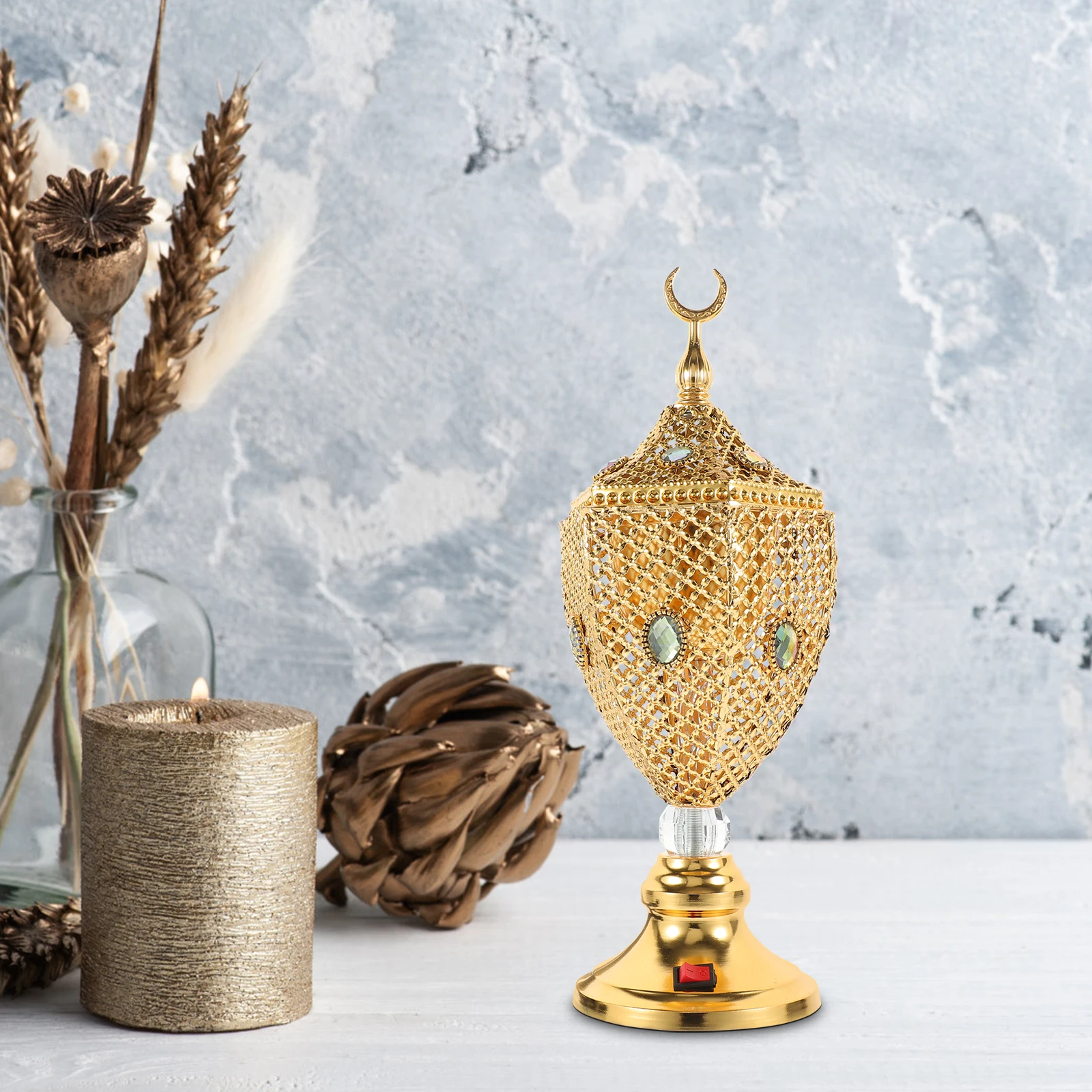 

Electric Arabian Incense Burner Desktop Plug in Censer Burner Decoration Us Plug Aroma Therapy Home Decor Incense Holder