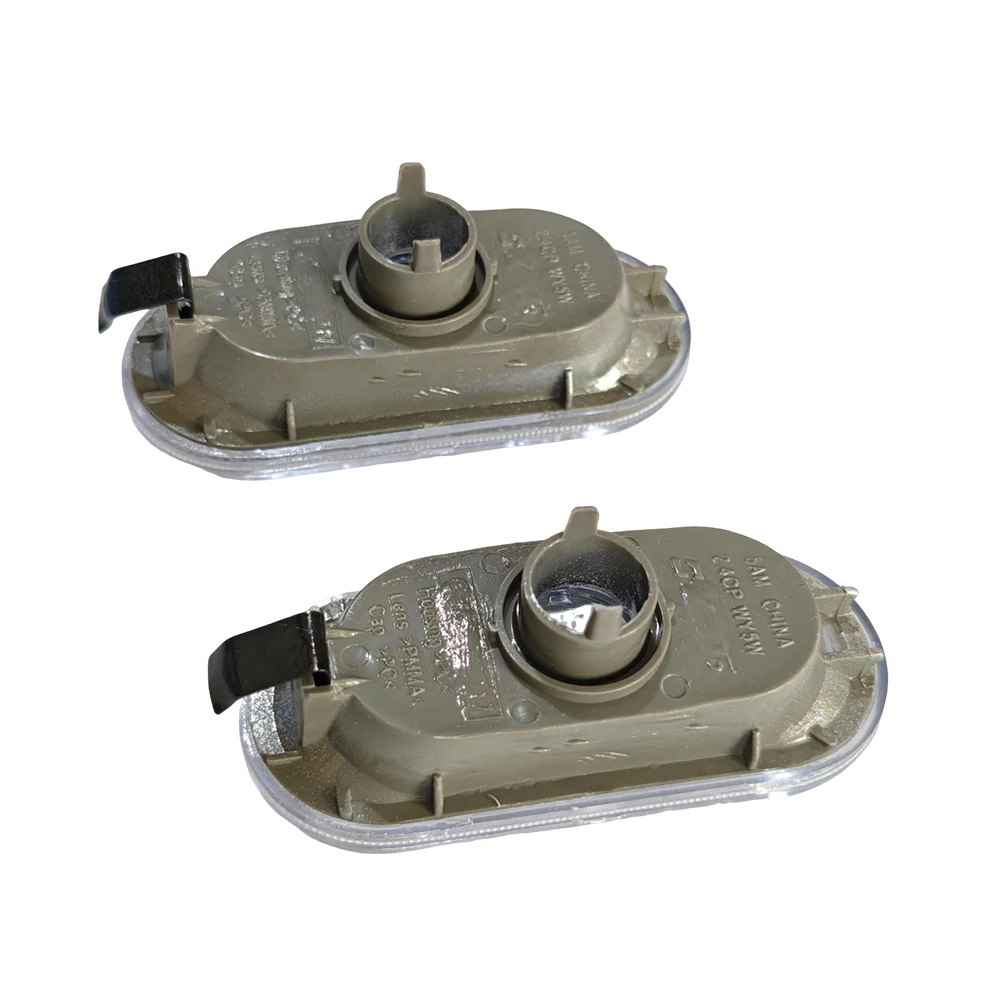 

2Pcs Car Side Marker Turn Signal Warning Light Black Lamp Cover For VW Golf MK4 97-03