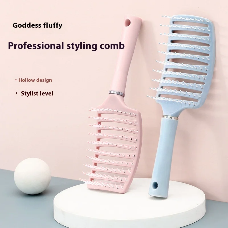 

Women Hair Smoothing Comb Hairbrush Air Cushion Comb Anti Shedding Fluffy Massage Comb Wide Tooth Comb for All Hair Types