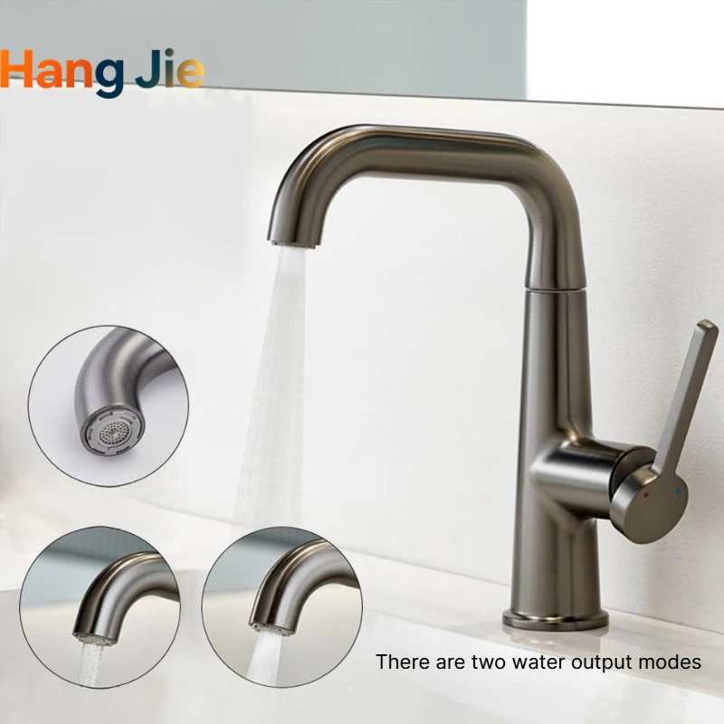 DUTRIEUX Pull Out  Sink Faucet Solid Brass Body  Honeycomb Water Outlet With Ceramic Cartridge For Vanity Wash Basin Tap