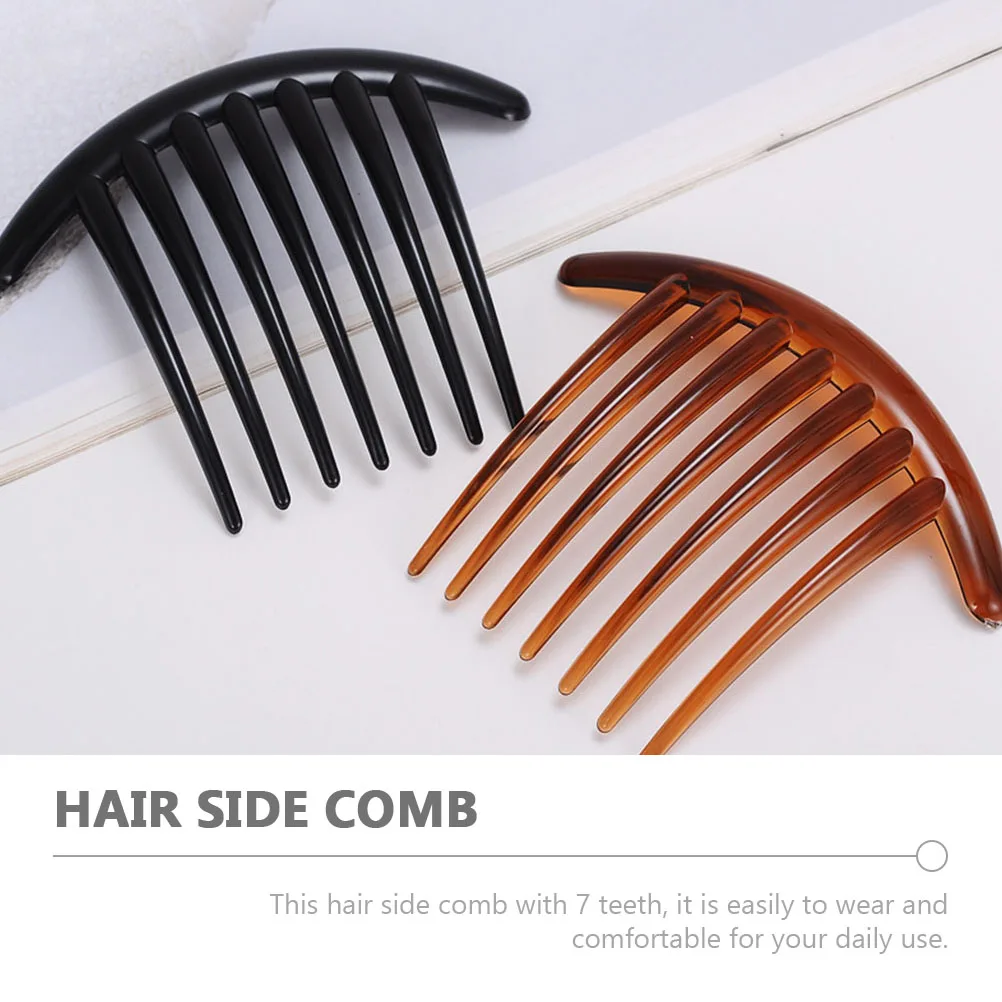 

12Pcs HairCombs Lightweight Durable SideComb Accessories WomenGirls ThickFineHair StylingTools WeddingParties