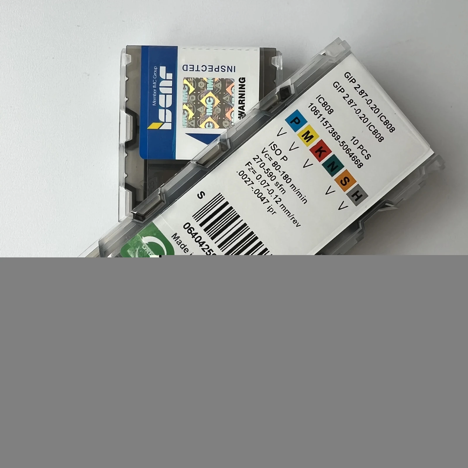 

GIP2.87-0.20 IC808 / Original carbide blade 10 Pcs