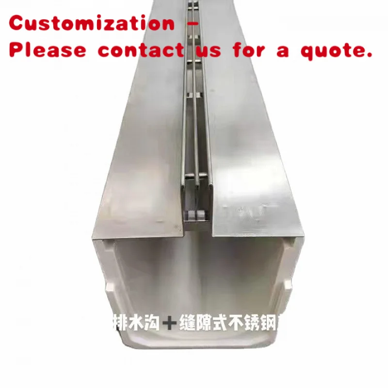 

custom.Factory Easy Installation U-shaped Composite Resin Drainage Ditch Linear Drainage Ditch