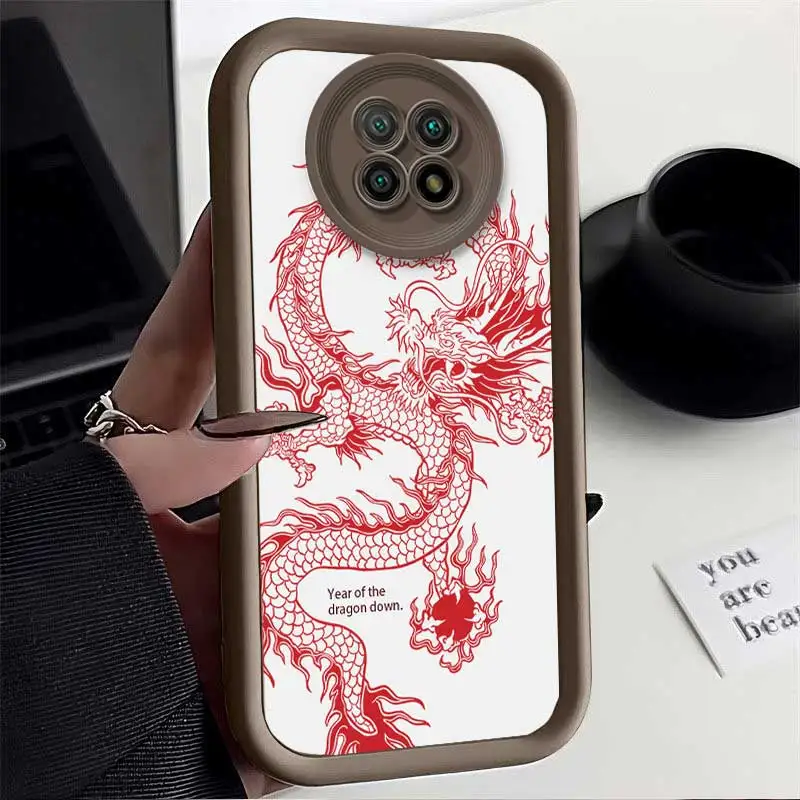 Note9 Line dragon Sky Eye Ladder Phone Case For Redmi Note 11 11S 10 10S 10T 10Pro 9T 9S 9Pro 9Pro 8 8Pro 7 7Pro 7S Cover