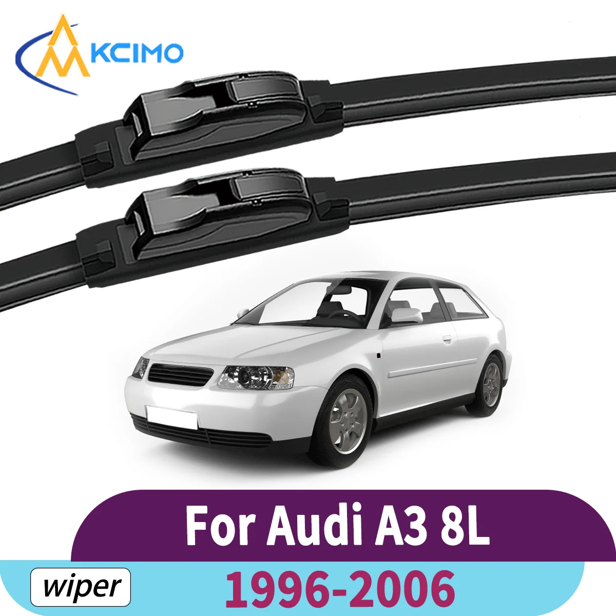 

2 шт. щетки стеклоочистителя переднего стекла для Audi A3 8L 1996-2006, автомобильные аксессуары для лобового стекла