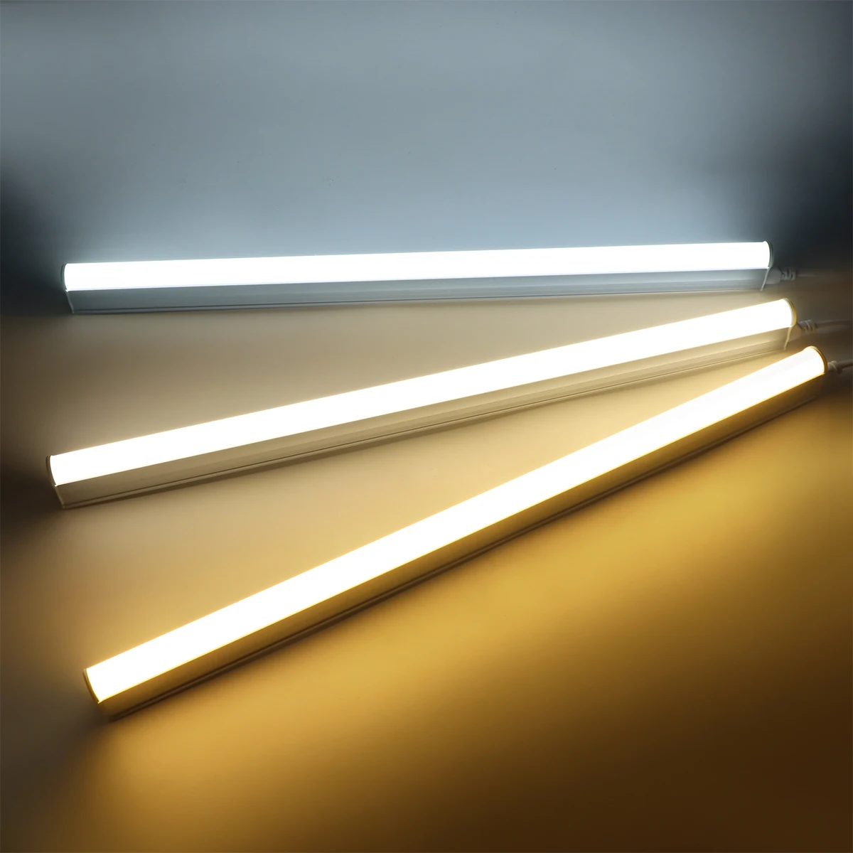

t5 t8 Tube LED Cabinet Light with EU/US Plug Swtich 2835SMD 50cm 15w 25w Night Light for Warehouse workspace Shop Office