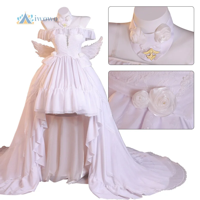 

Костюм для косплея игры Azur Lane Janus, элегантное платье принцессы с крыльями для Хэллоуина, Рождества, карнавала, ролевых игр, для женщин