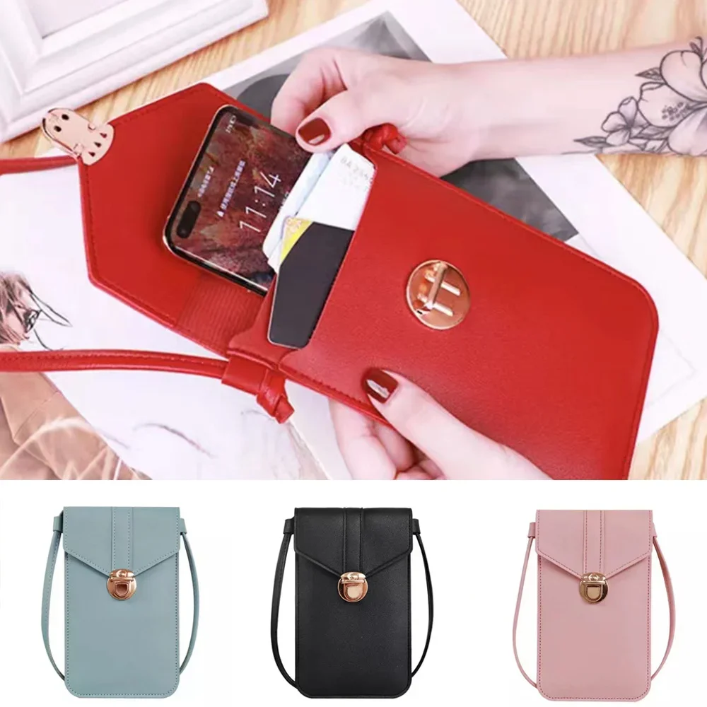 Luxury 2022 Summer Small PU Leather Colorful Crossbody Bag for Woman Fashion Cute Phone Shoulder Side Bags Handbag Kawaii Purses