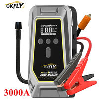 New 3000A Car Jump Starter Power Bank Portable 150PSI Air Pump Car Battery Emergency Boosters 12V Starting Device Car Starter