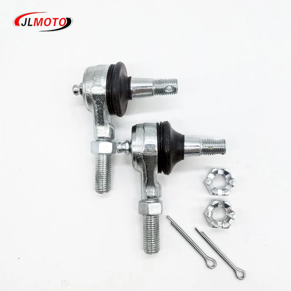 1Pair M10 Steering Tie Rod Ends Zen Grease Fit For Polaris Outlaw Sportsman 110 0454629 0454630 Kawasaki KLF300 KLF Bayou ATV